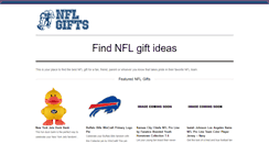 Desktop Screenshot of nflgiftideas.com